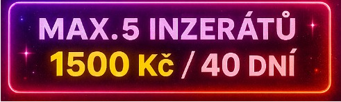 MAX. 5 INZERÁTŮ